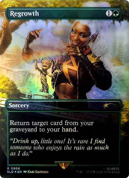 Regrowth (Rainbow Foil) (866) (Secret Lair Drop Series)