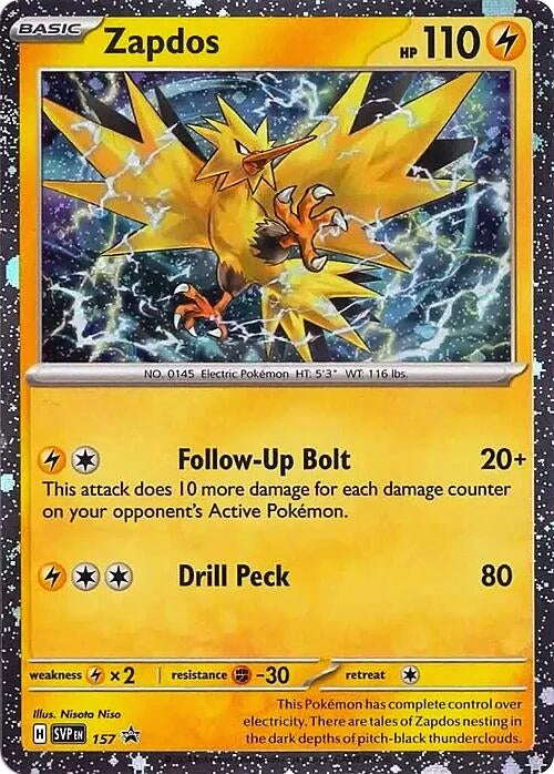 Zapdos - 157 (157) (SV: Scarlet & Violet Promo Cards)