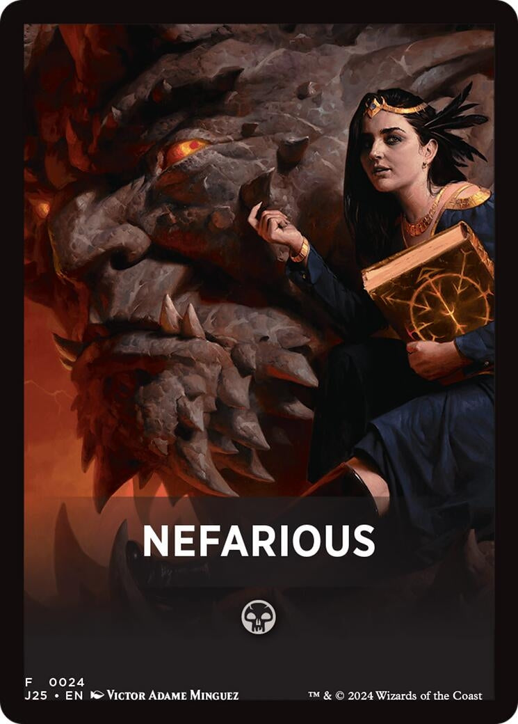 Nefarious Theme Card (24) (Foundations Jumpstart)