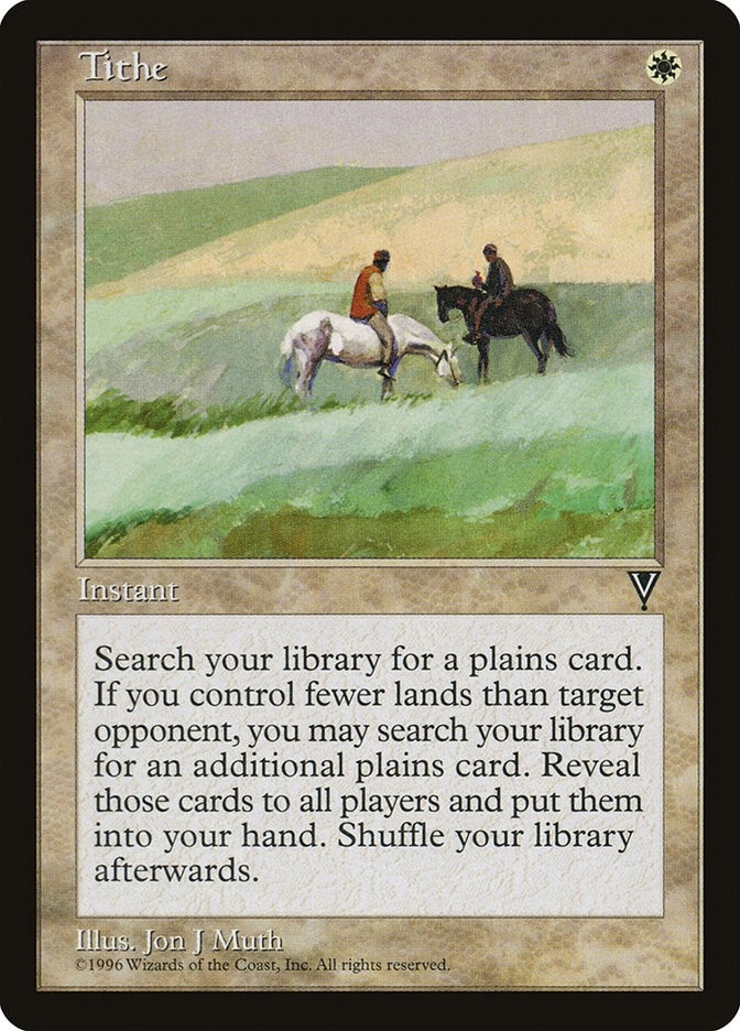 Image for Tithe - Magic: The Gathering