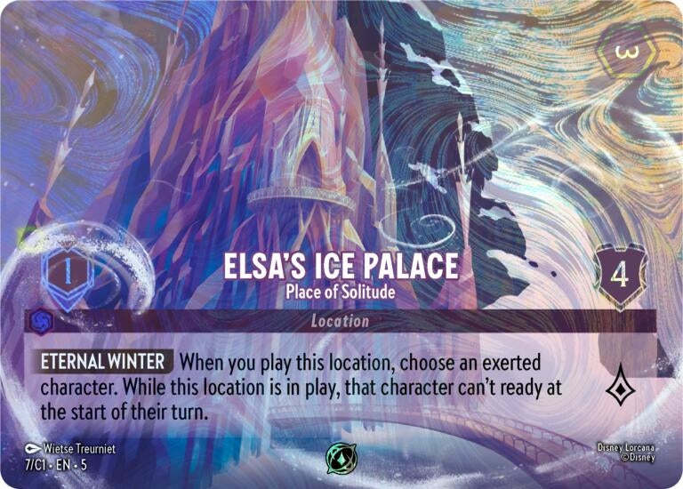 Elsa's Ice Palace - Place of Solitude (7) (Disney Lorcana Promo Cards)