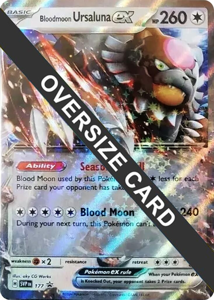 Image for Bloodmoon Ursaluna ex - 177 (141/167) (Jumbo Cards) - Pokemon