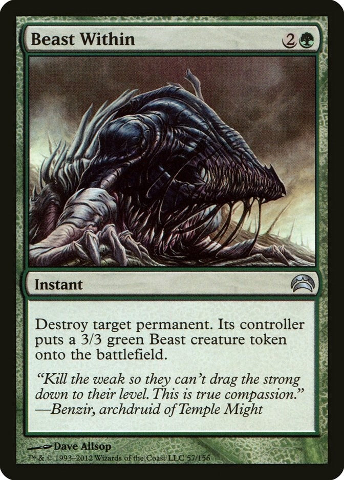 Beast Within (57) (Planechase 2012)