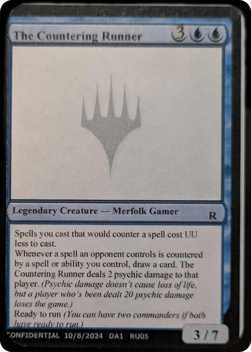 The Countering Runner (Un-Known Event Playtest Cards)