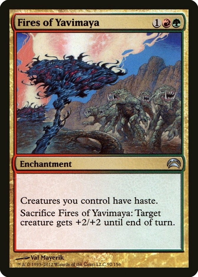 Fires of Yavimaya (92) (Planechase 2012)