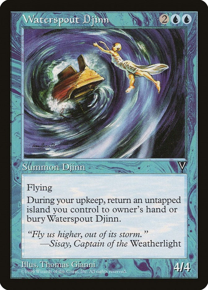 Image for Waterspout Djinn - Magic: The Gathering