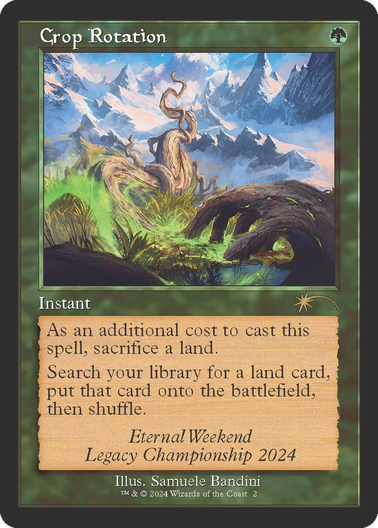 Crop Rotation (Retro Frame) (Eternal Weekend 2024 Promo) (2) (Unique and Miscellaneous Promos)