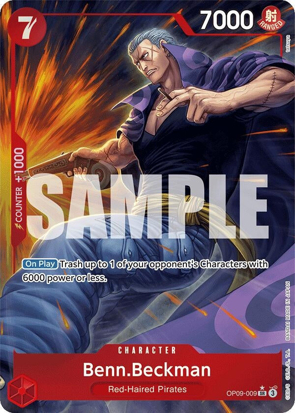 Image for Benn.Beckman (Parallel) (OP09-009) (Emperors in the New World) - One Piece Card Game