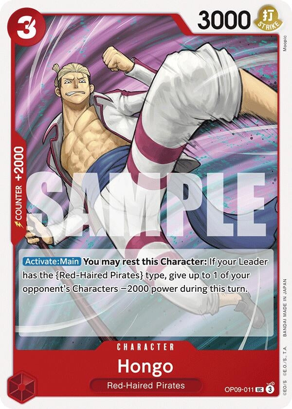 Image for Hongo (OP09-011) (Emperors in the New World) - One Piece Card Game