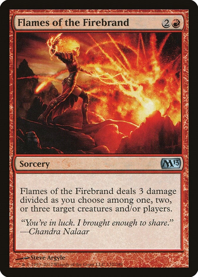 Flames of the Firebrand (132) (Magic 2013 (M13))