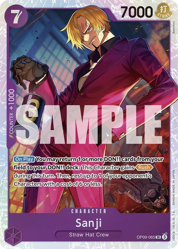 Image for Sanji (065) (OP09-065) (Emperors in the New World) - One Piece Card Game