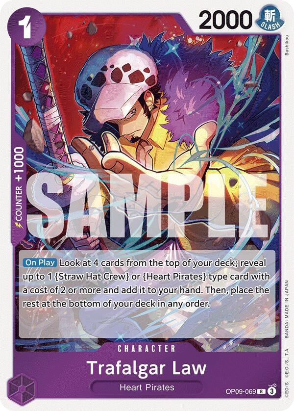 Image for Trafalgar Law (069) (OP09-069) (Emperors in the New World) - One Piece Card Game