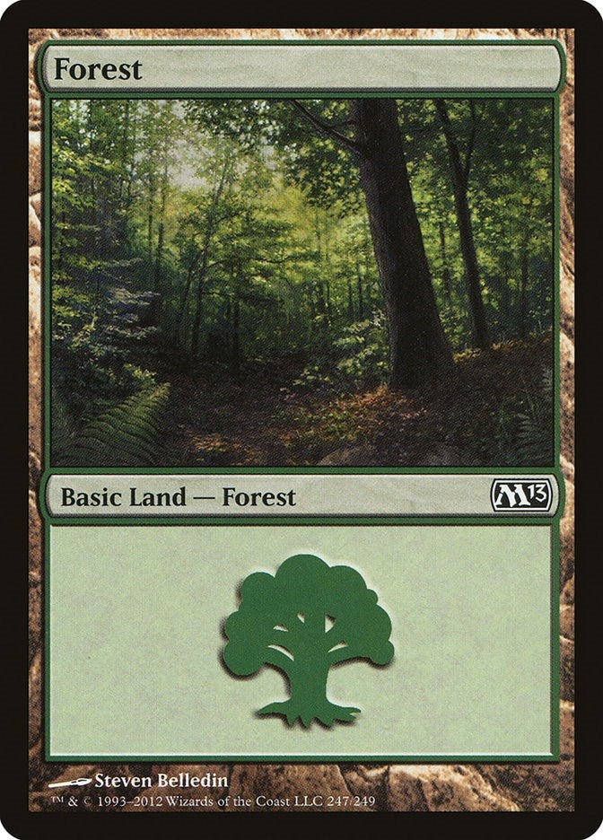 Forest (247) (247) (Magic 2013 (M13))
