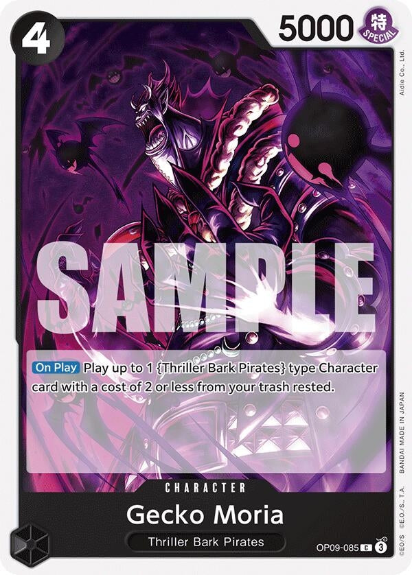 Image for Gecko Moria (OP09-085) (Emperors in the New World) - One Piece Card Game