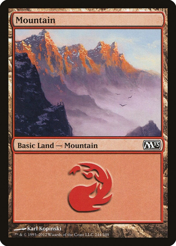 Mountain (244) (244) (Magic 2013 (M13))