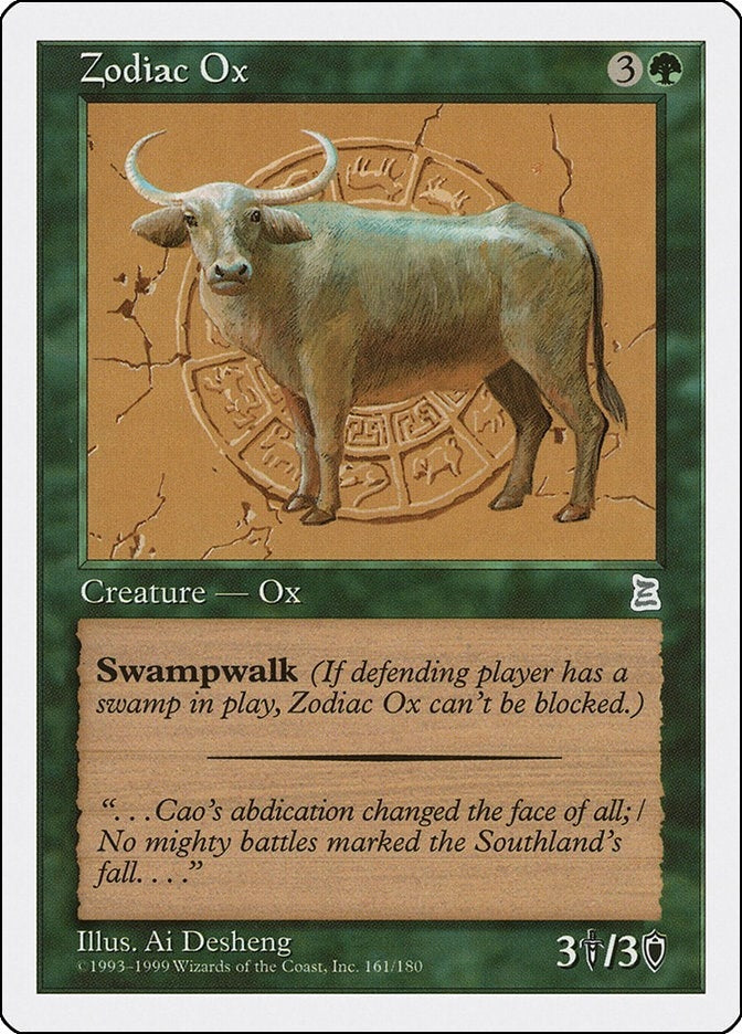 Image for Zodiac Ox (161) - Magic: The Gathering