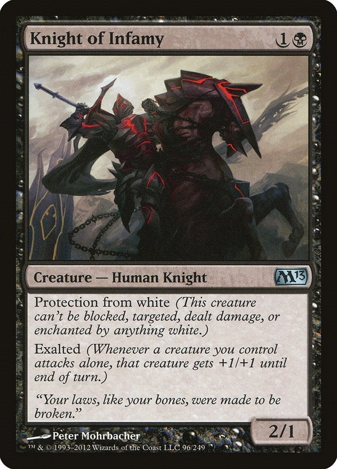 Knight of Infamy (96) (Magic 2013 (M13))