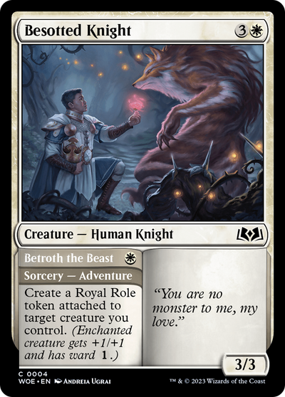 Besotted Knight (4) (Wilds of Eldraine)