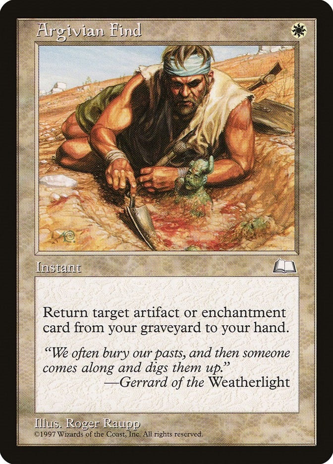 Argivian Find (Weatherlight)