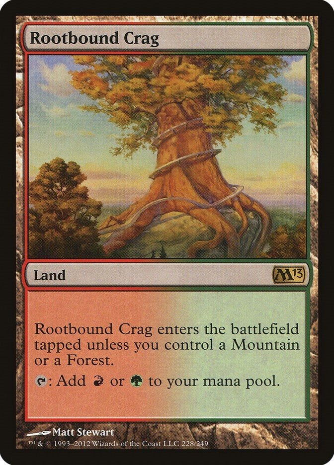 Rootbound Crag (228) (Magic 2013 (M13))