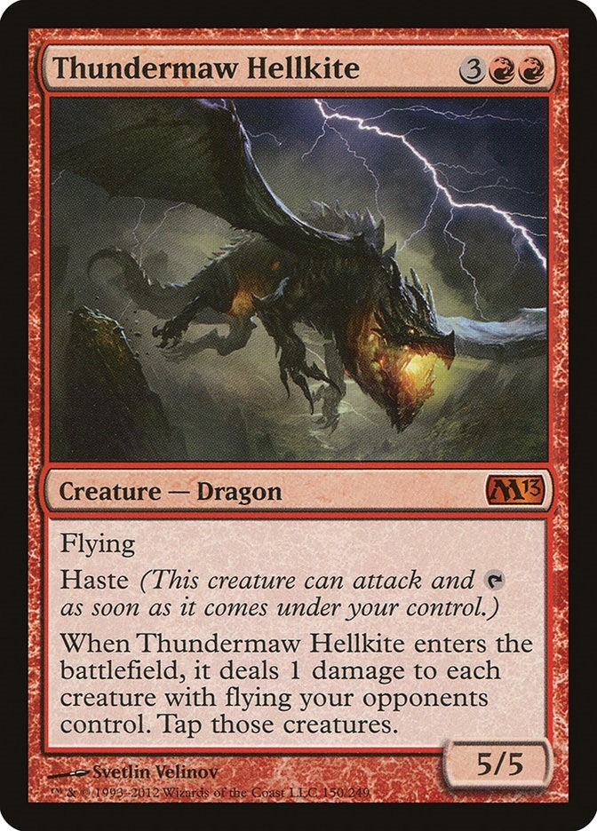 Thundermaw Hellkite (150) (Magic 2013 (M13))