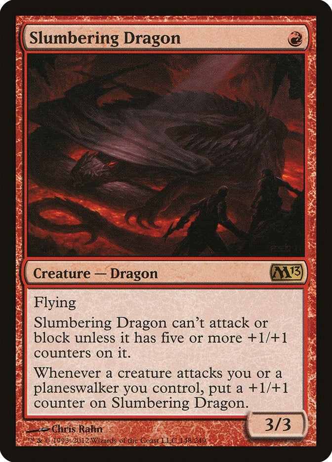 Slumbering Dragon (148) (Magic 2013 (M13))