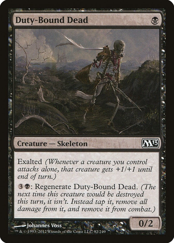 Duty-Bound Dead (92) (Magic 2013 (M13))