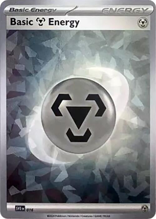 Basic Metal Energy (Cracked Ice Holo) (016) (SVE: Scarlet & Violet Energies)