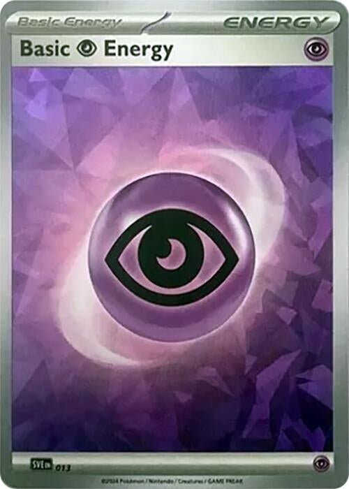 Image for Basic Psychic Energy (Cracked Ice Holo) (013) (SVE: Scarlet & Violet Energies) - Pokemon