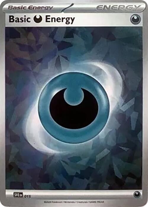 Image for Basic Darkness Energy (Cracked Ice Holo) (015) (SVE: Scarlet & Violet Energies) - Pokemon