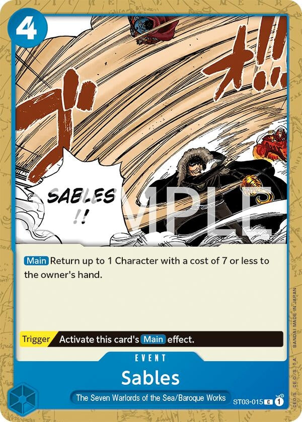 Image for Sables (ST03-015) (Revision Pack Cards) - One Piece Card Game