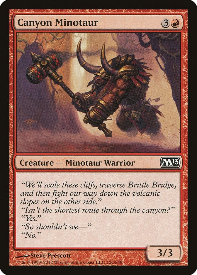 Canyon Minotaur (122) (Magic 2013 (M13))