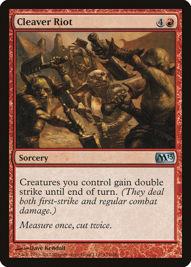Cleaver Riot (125) (Magic 2013 (M13))