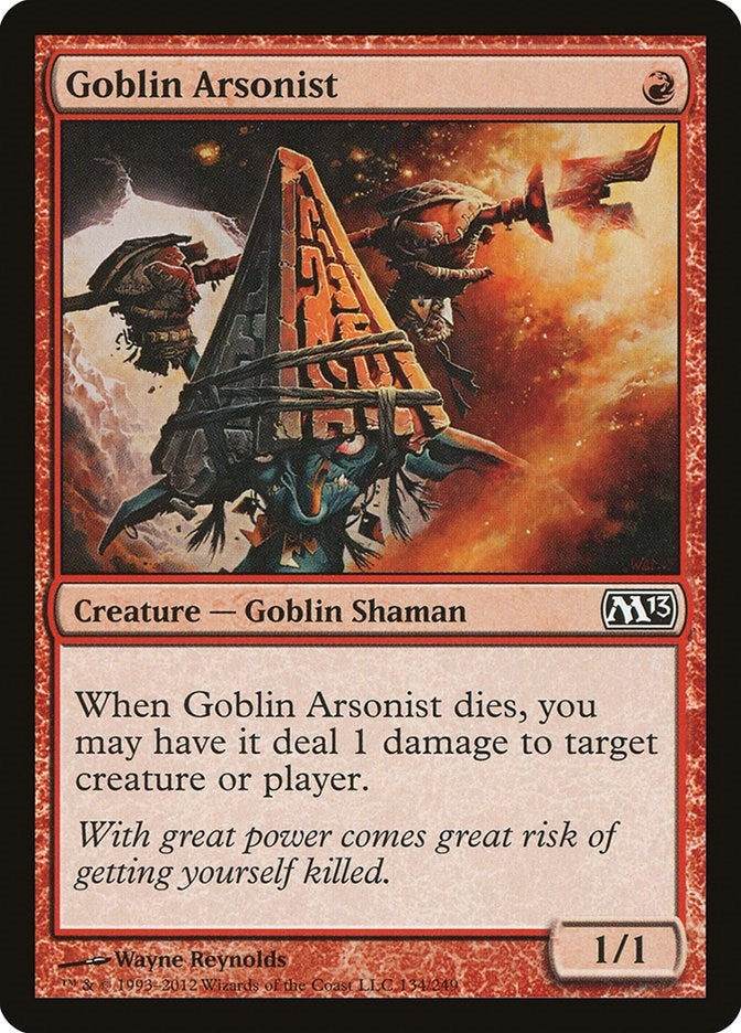 Goblin Arsonist (134) (Magic 2013 (M13))