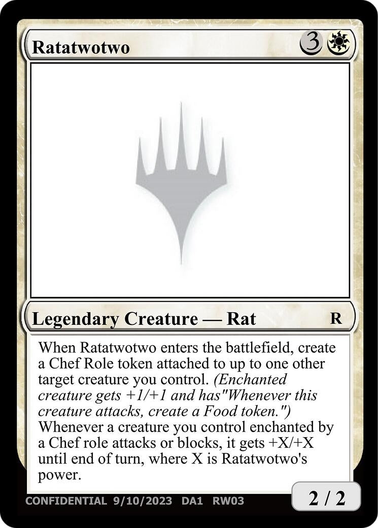 Ratatwotwo (Un-Known Event Playtest Cards)