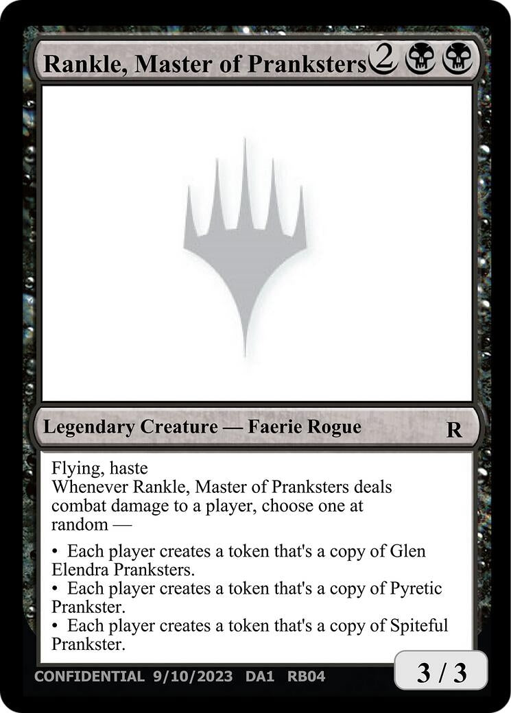 Rankle, Master of Pranksters (Un-Known Event Playtest Cards)