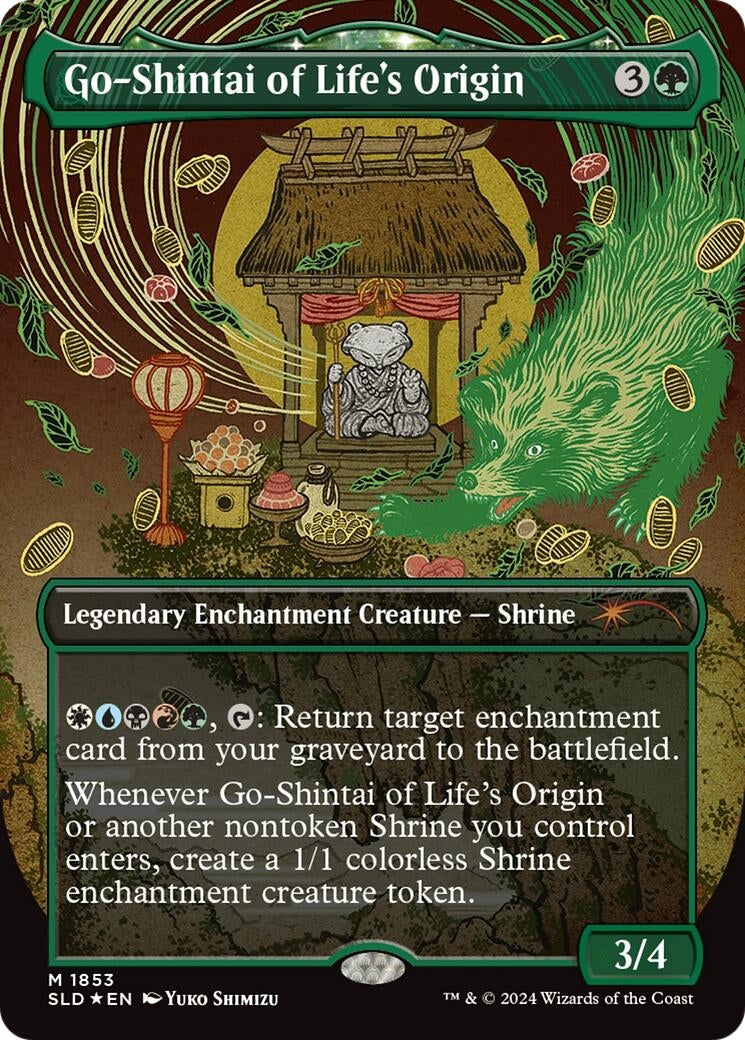 Go-Shintai of Life's Origin (Display Commander) - Thick Stock (1853) (Secret Lair Drop Series)