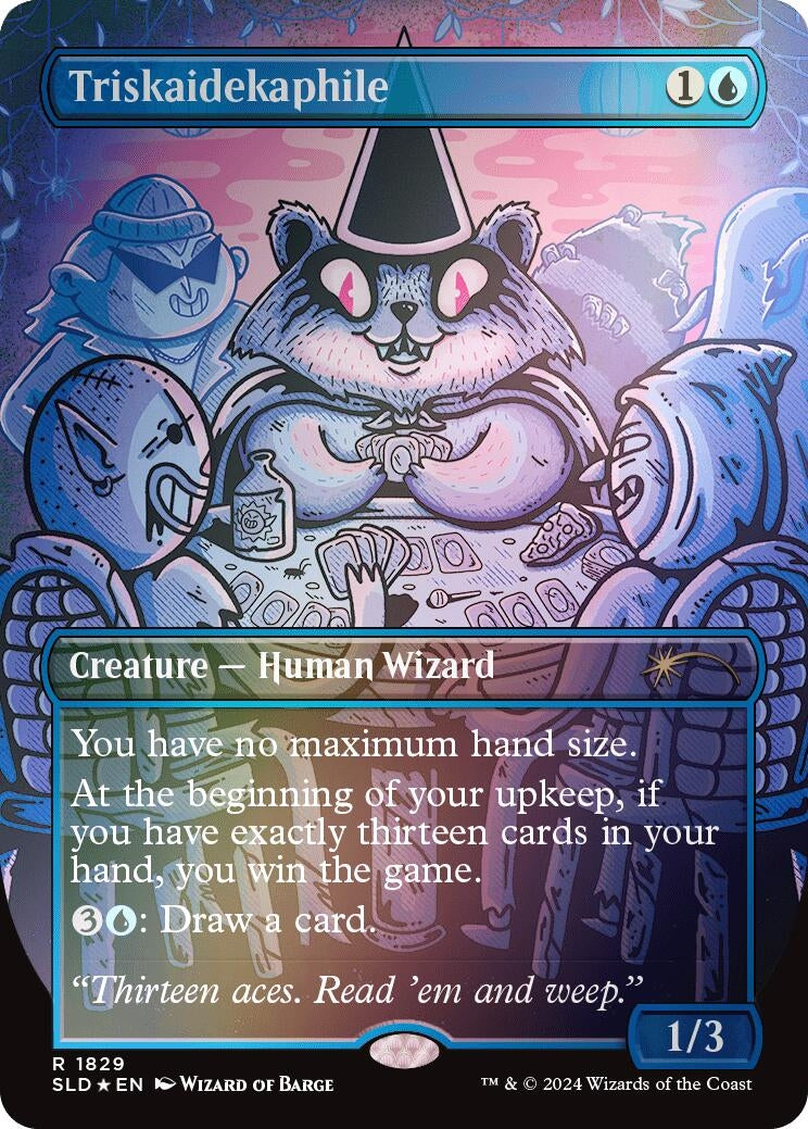 Triskaidekaphile (Rainbow Foil) (1829) (Secret Lair Drop Series)