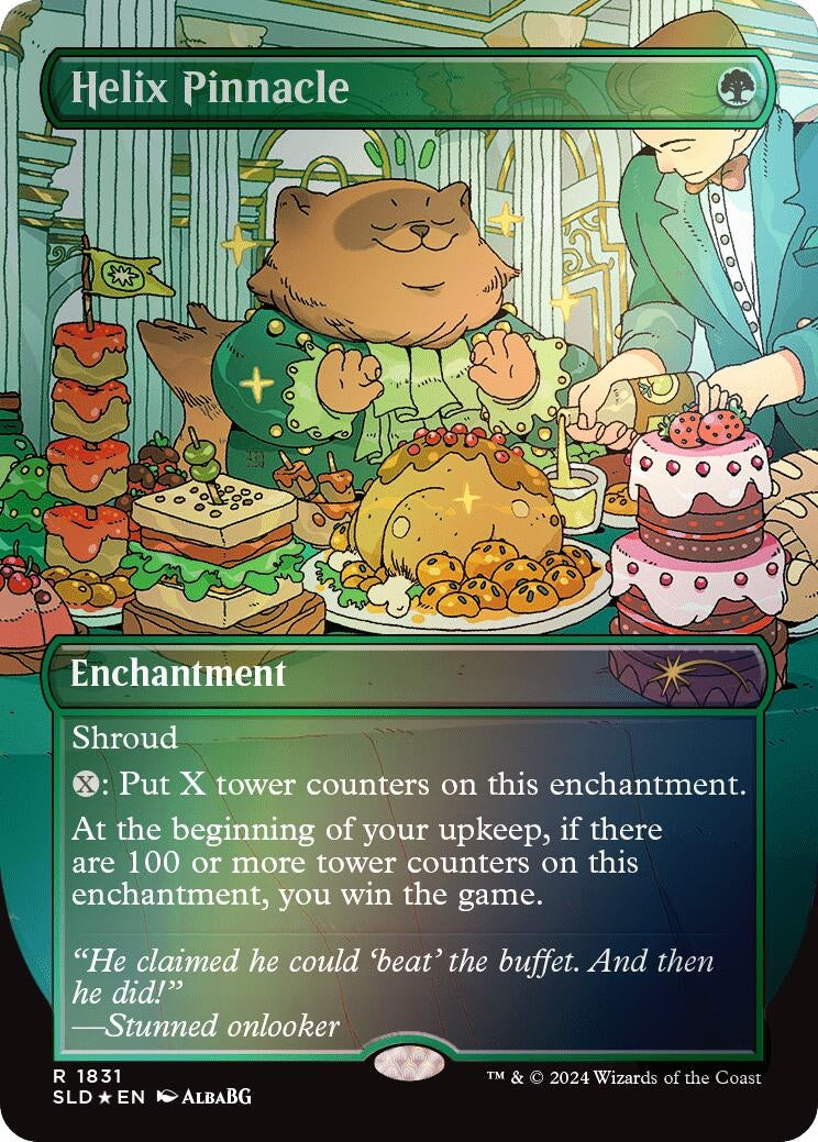 Helix Pinnacle (Rainbow Foil) (1831) (Secret Lair Drop Series)