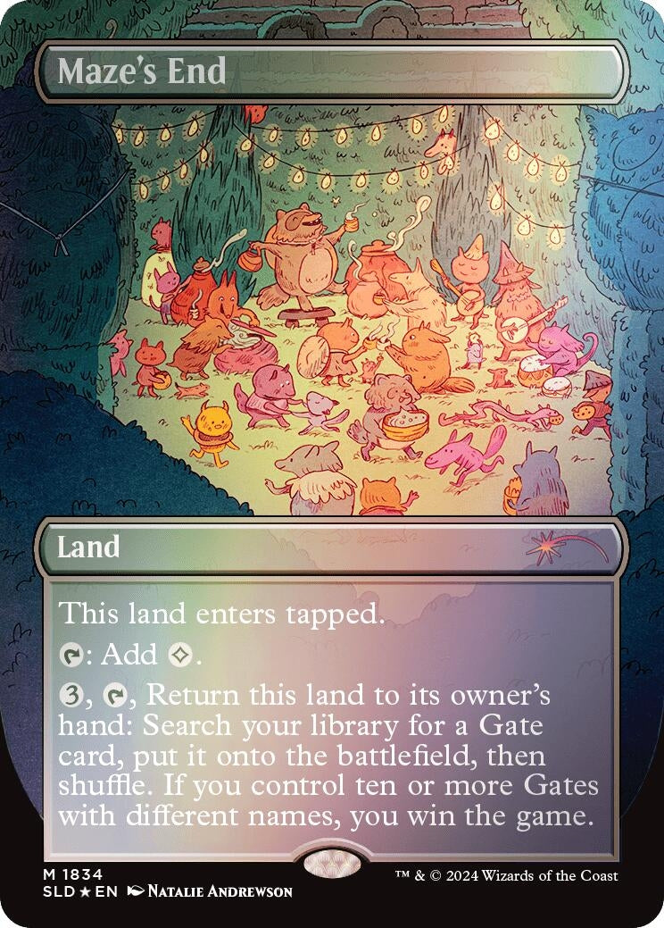 Maze's End (Rainbow Foil) (1834) (Secret Lair Drop Series)