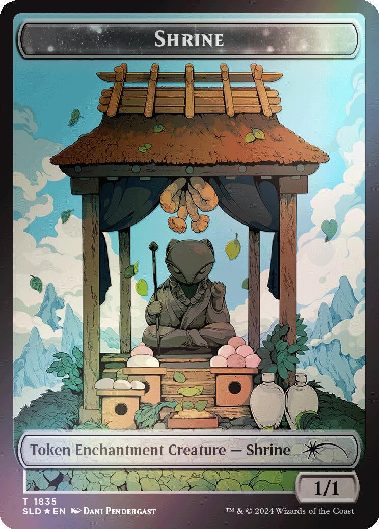 Shrine Token (Rainbow Foil) (1835) (Secret Lair Drop Series)