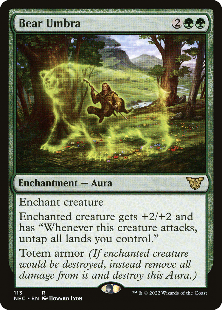 Bear Umbra (113) (Commander: Kamigawa: Neon Dynasty)