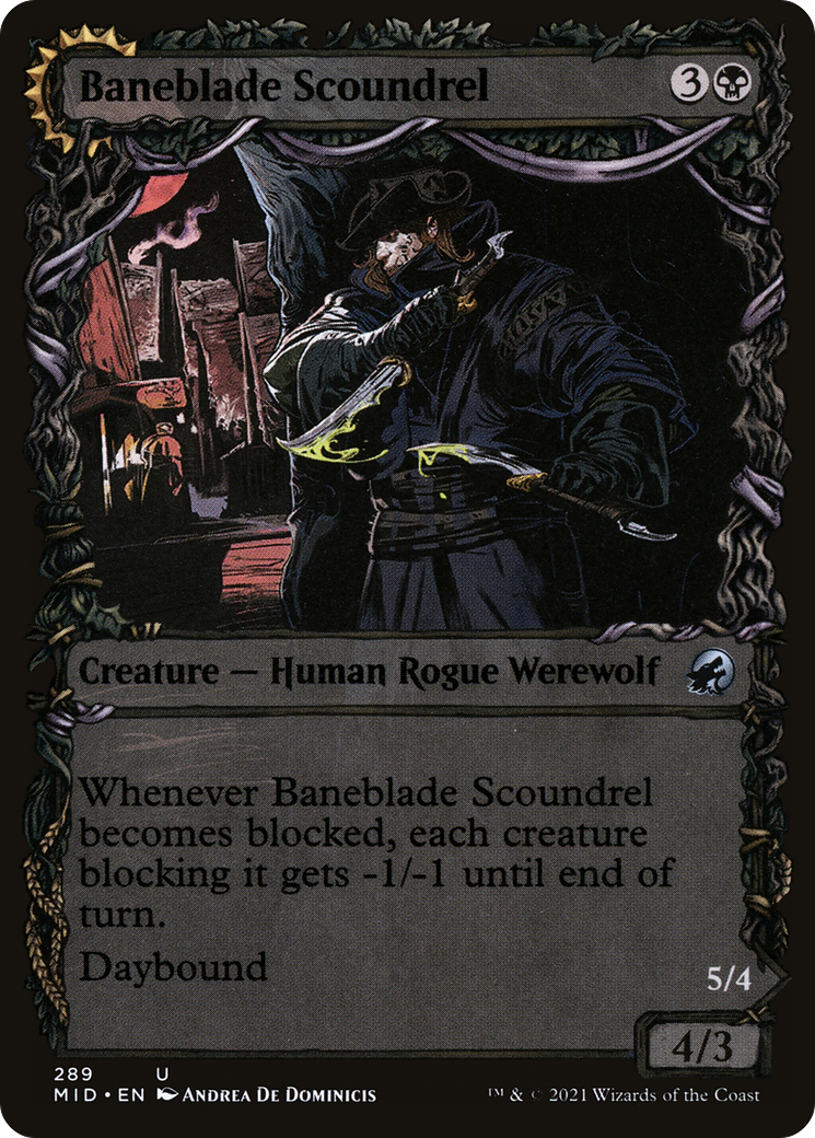 Baneblade Scoundrel (Showcase) (289) (Innistrad: Midnight Hunt)