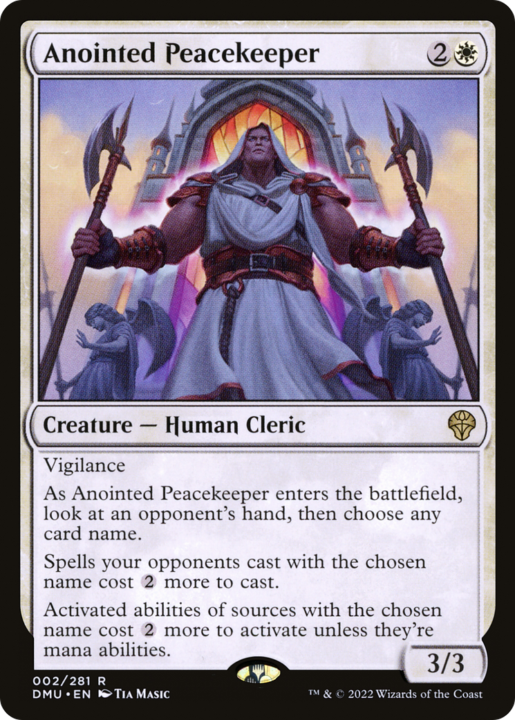 Anointed Peacekeeper (2) (Dominaria United)