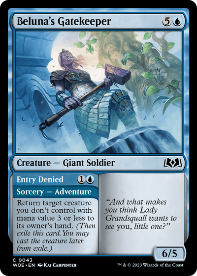 Beluna's Gatekeeper (43) (Wilds of Eldraine)
