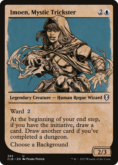 Imoen, Mystic Trickster (CLB-385) - Commander Legends: Battle for Baldur's Gate: (Showcase)