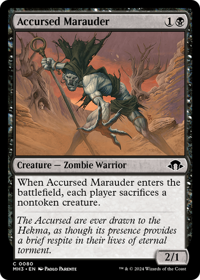 Accursed Marauder (80) (Modern Horizons 3)