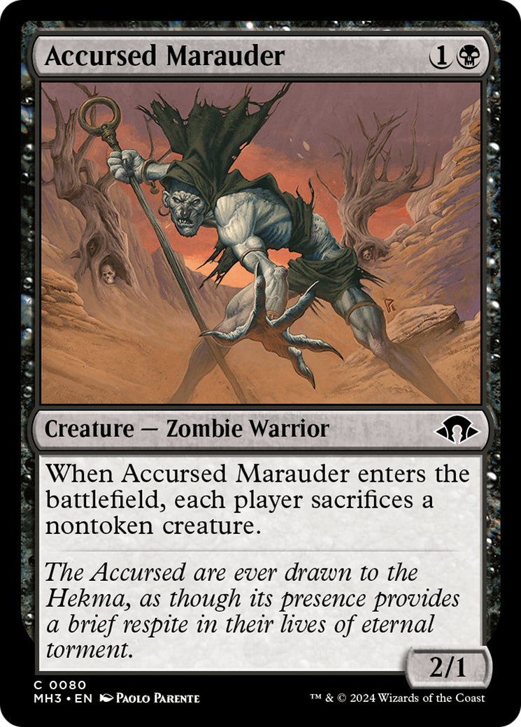 Accursed Marauder (80) (Modern Horizons 3)