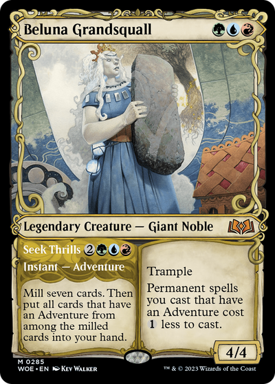 Beluna Grandsquall (Showcase) (285) (Wilds of Eldraine)