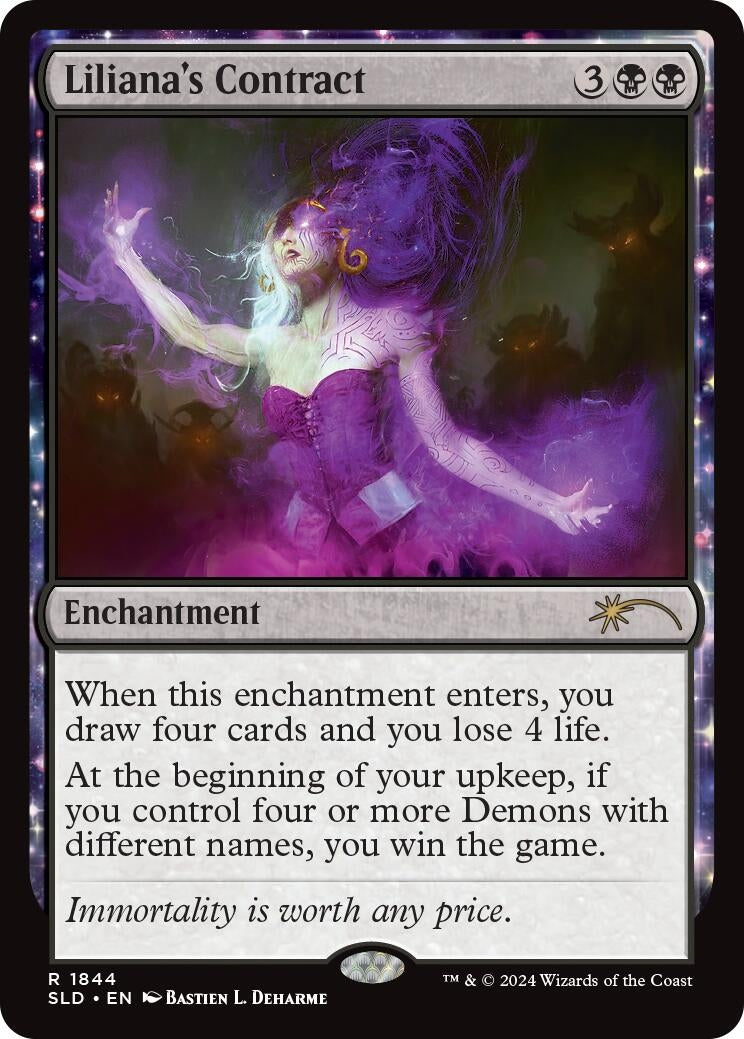 Liliana's Contract (1844) (1844) (Secret Lair Drop Series)